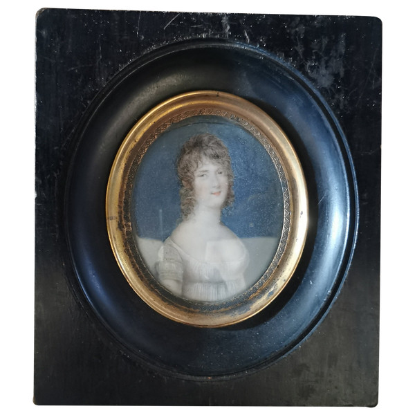 lady's portrait miniature early 19th century