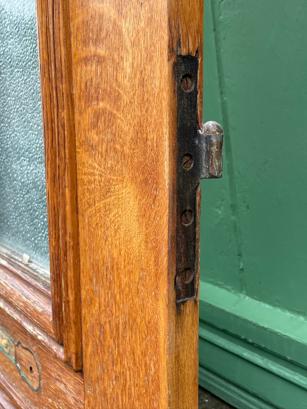 Paar Eingangstüren aus Eiche aus einem Bürgerhaus
