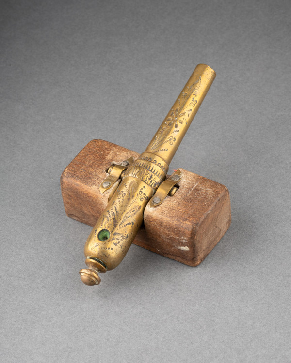 Riproduzione in bronzo di un cannone Vallière, XIX secolo