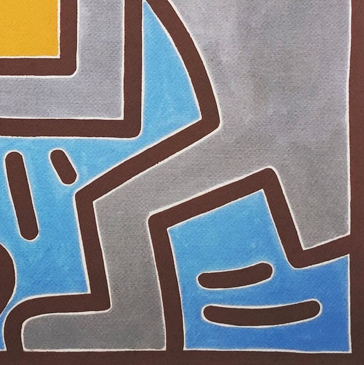 1990 Superbe lithographie Keith Haring à édition limitée