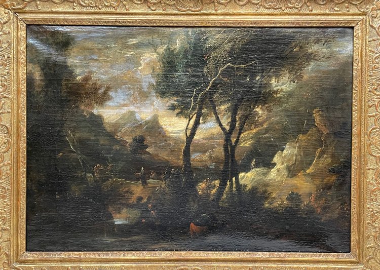Paesaggio animato XVII secolo