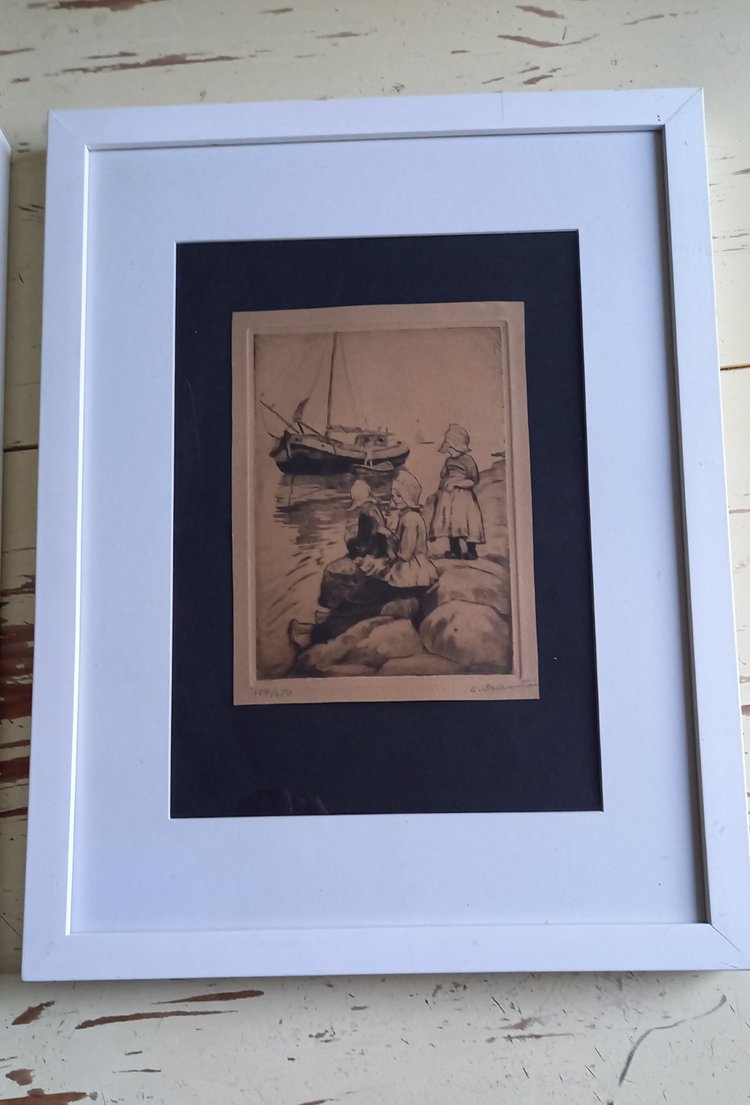 Engravings by Louis Szanto 19th century