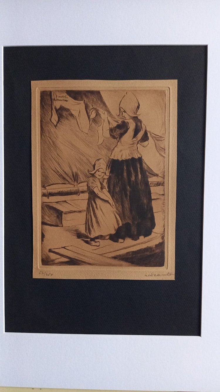 Engravings by Louis Szanto 19th century
