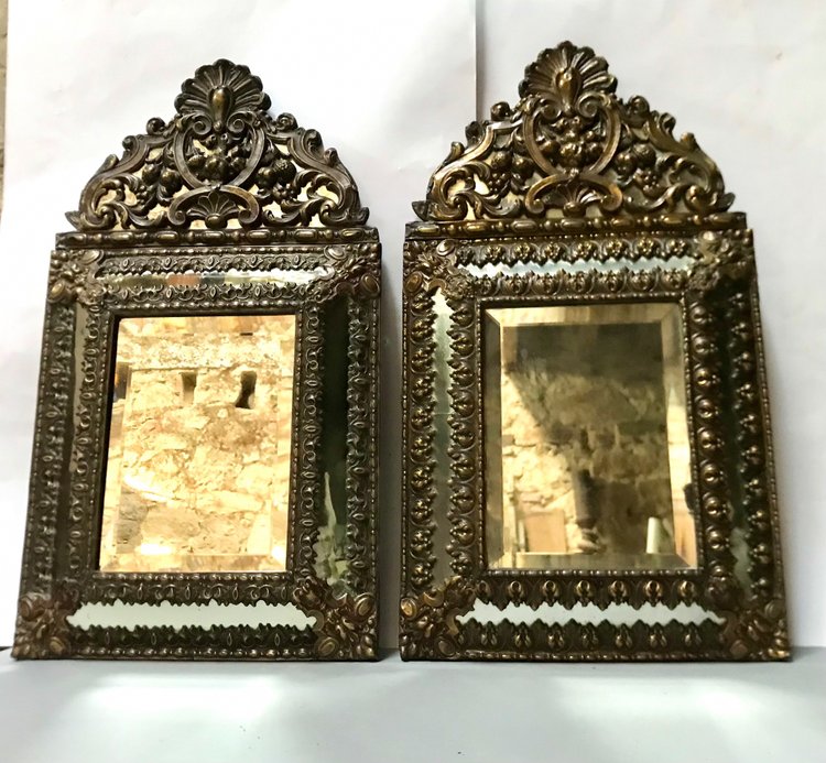 Pair of Louis XIV-style mirrors