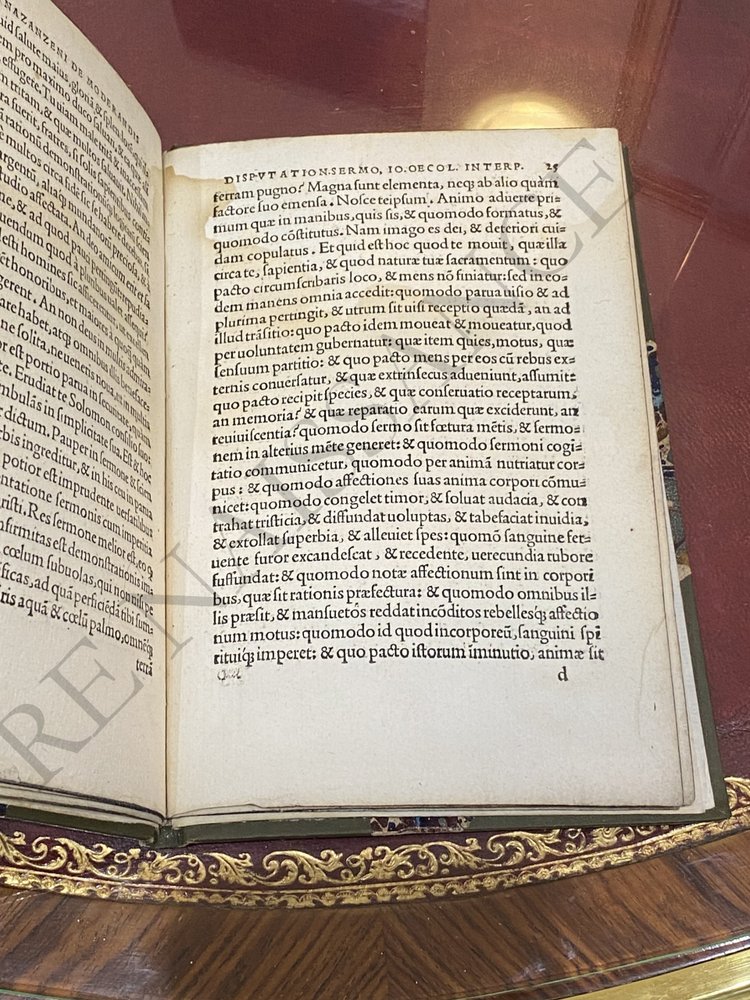DEMODE RANDIS DISPUTATIONIBUS GREGORII NAZAZENIFAPIEN TIFFIMUS SERMO