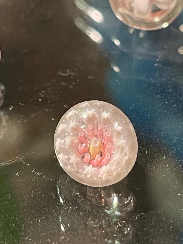 Set di 18 bottoni millefiori, cristalleria di Clichy, metà del XIX secolo