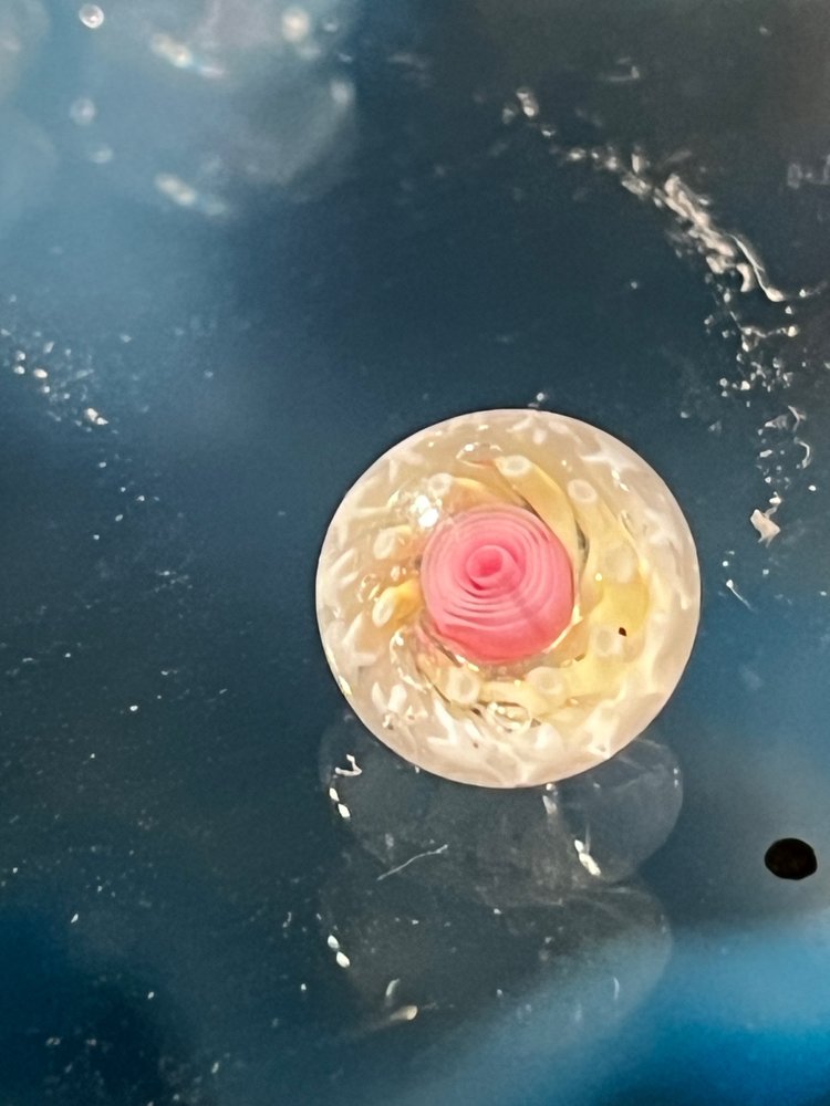Set di 18 bottoni millefiori, cristalleria di Clichy, metà del XIX secolo