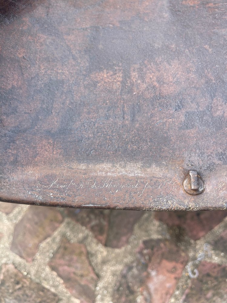 Signed Genuine Royal Armor - Cuirassier back under Charles X