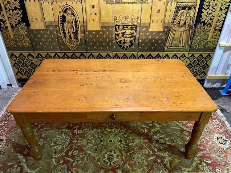 Table de ferme en sapin 
