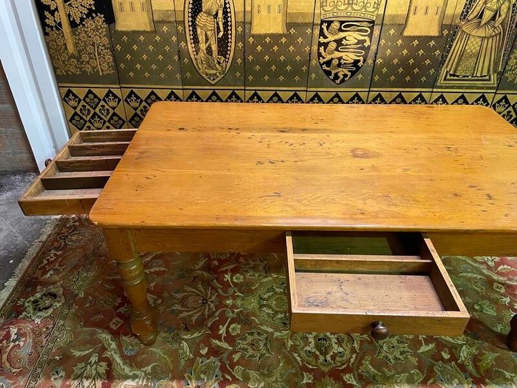 Table de ferme en sapin 