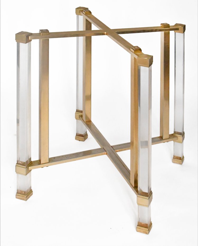 1970s Hollywood Regency table in the style of Charles Hollis Jones