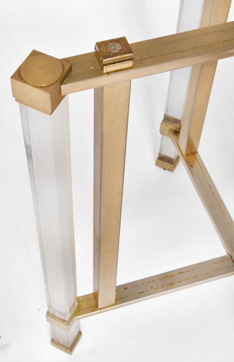1970s Hollywood Regency table in the style of Charles Hollis Jones