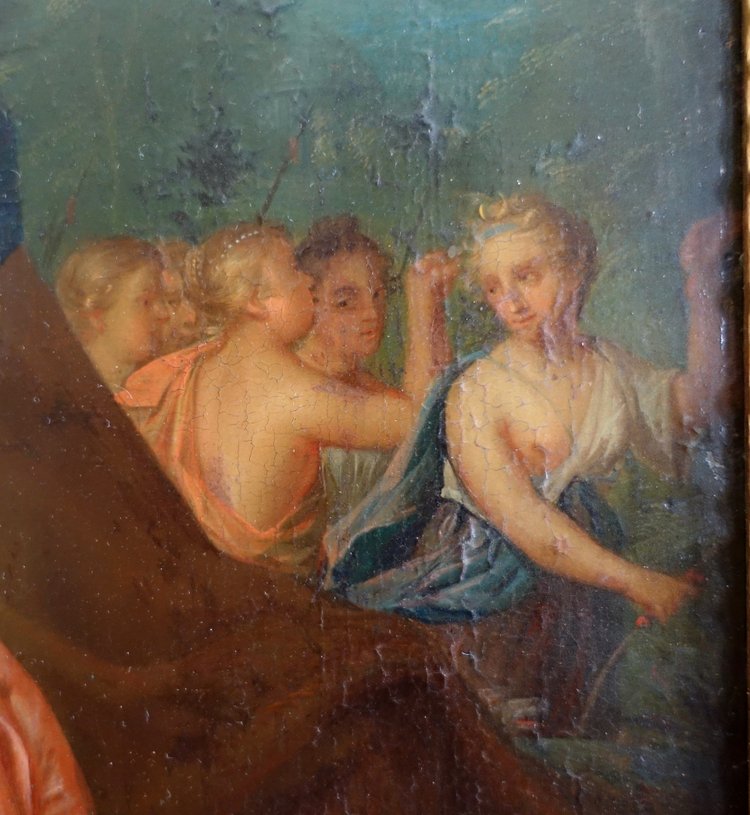 Mattheus Terwesten (attributed to): 18th century Dutch school, HSP - Allegory of abundance