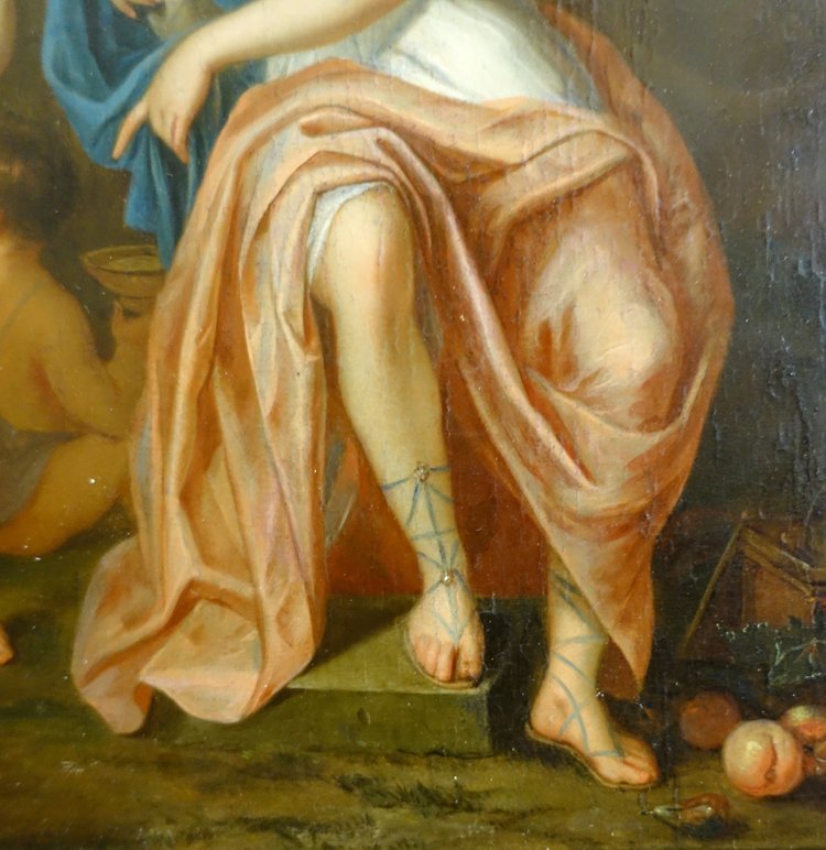 Mattheus Terwesten (attributed to): 18th century Dutch school, HSP - Allegory of abundance