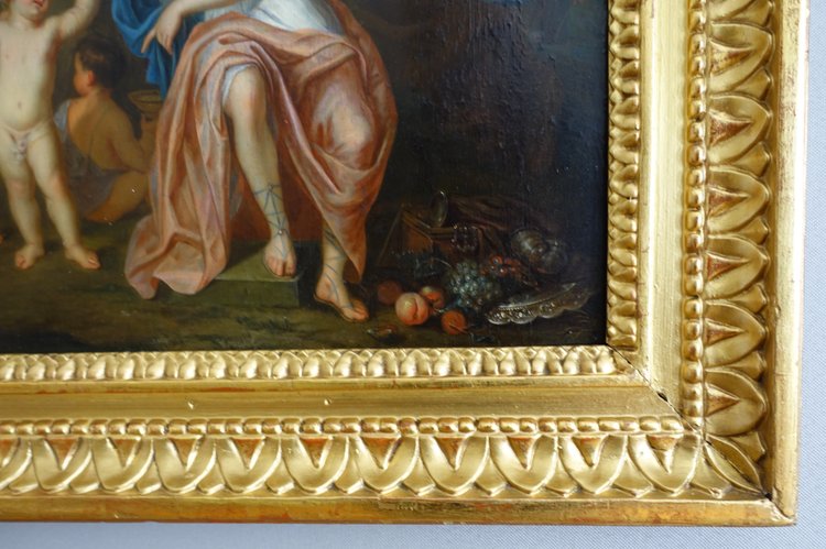 Mattheus Terwesten (attributed to): 18th century Dutch school, HSP - Allegory of abundance