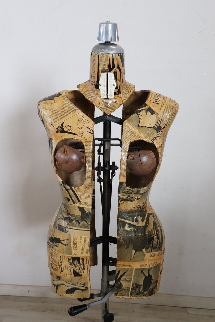 Manichino da sarto Mid-Century regolabile
