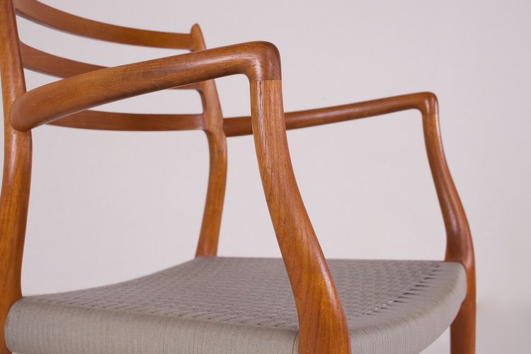 Stuhl "Modell 62" Niels Otto Møller , Originalausgabe.