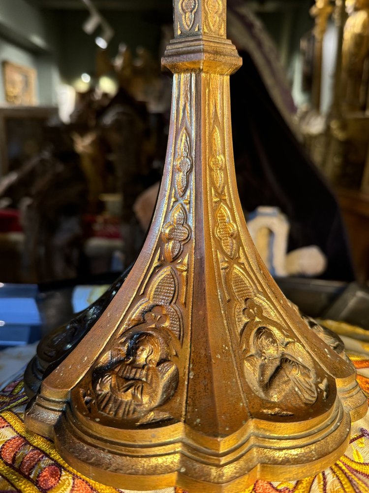 Neo-Gothic Reliquary Monstrance - 19th century