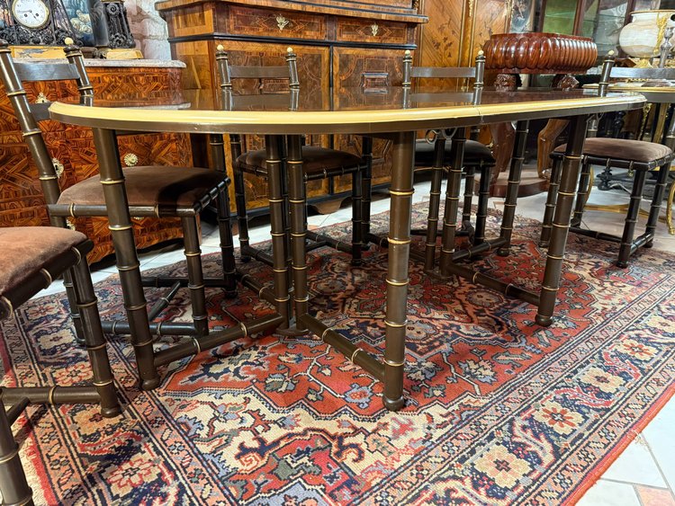 1970S VINTAGE DINING ROOM SET (TABLE AND CHAIRS)