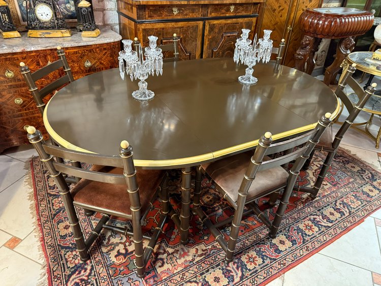 1970S VINTAGE DINING ROOM SET (TABLE AND CHAIRS)