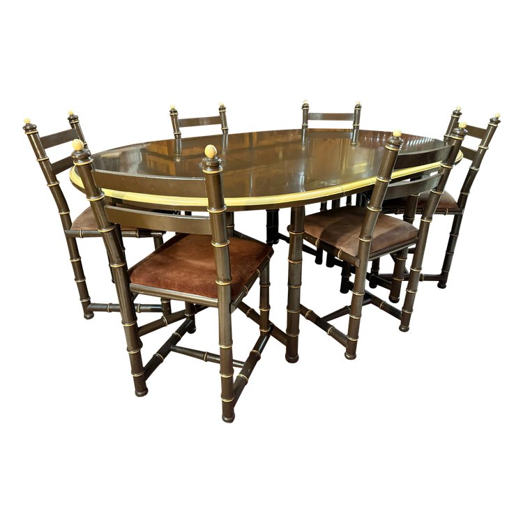1970S VINTAGE DINING ROOM SET (TABLE AND CHAIRS)