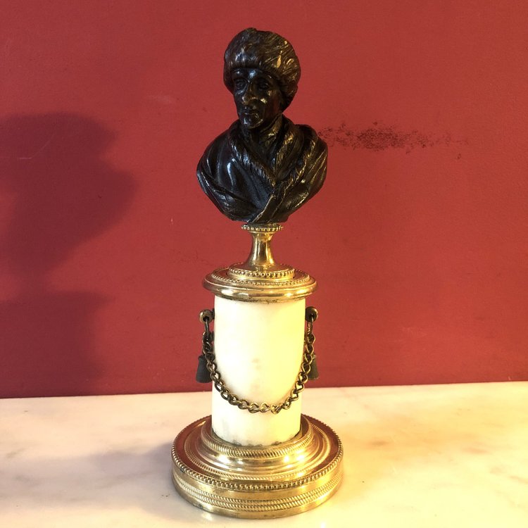 Voltaire e Rousseau, fine XVIII o inizio XIX secolo