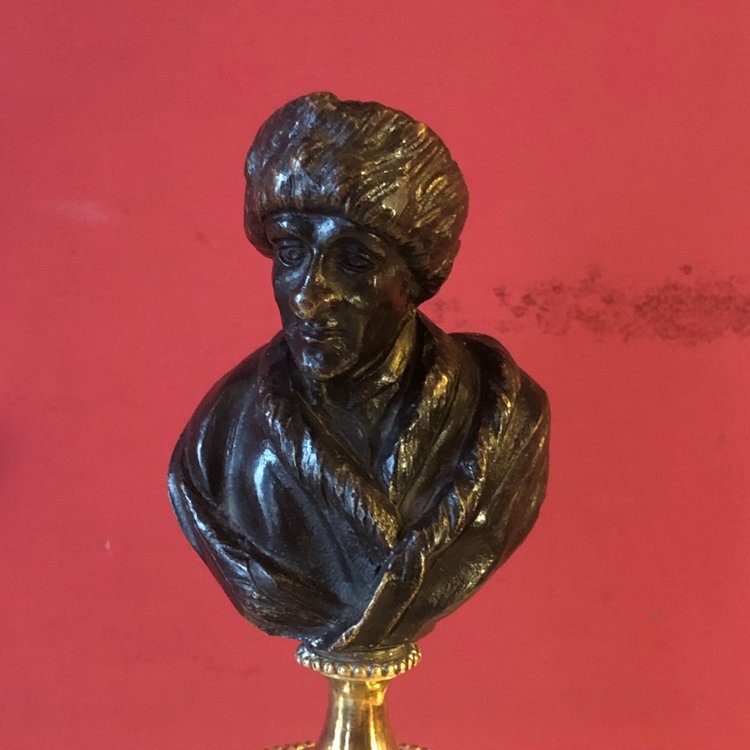 Voltaire e Rousseau, fine XVIII o inizio XIX secolo