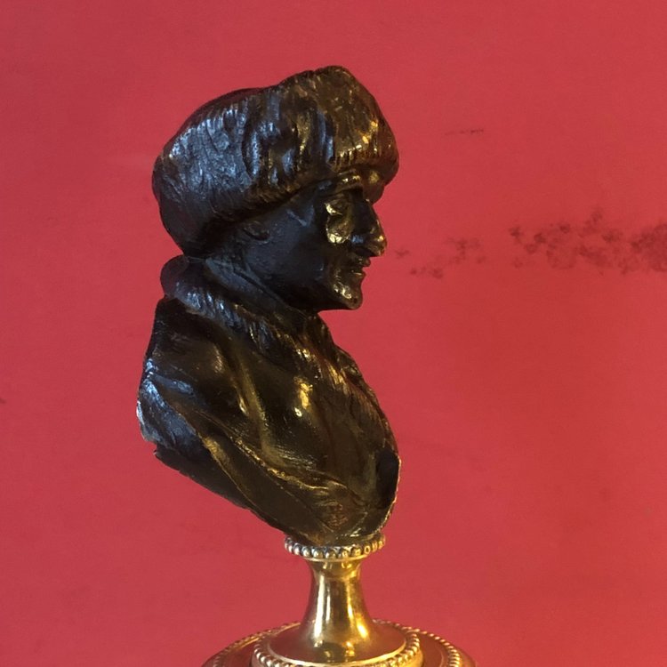 Voltaire e Rousseau, fine XVIII o inizio XIX secolo