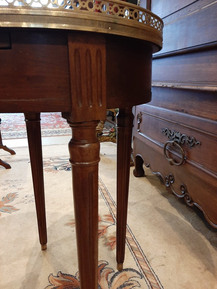 Table Bouillotte Style Louis XVI  en Acajou - XXème siècle