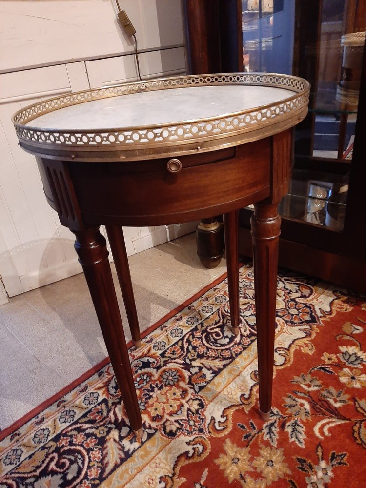 Table Bouillotte Style Louis XVI  en Acajou - XXème siècle