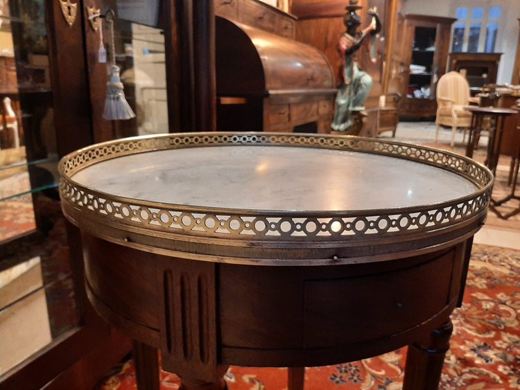 Table Bouillotte Style Louis XVI  en Acajou - XXème siècle