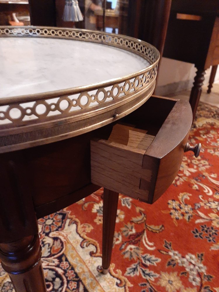 Table Bouillotte Style Louis XVI  en Acajou - XXème siècle
