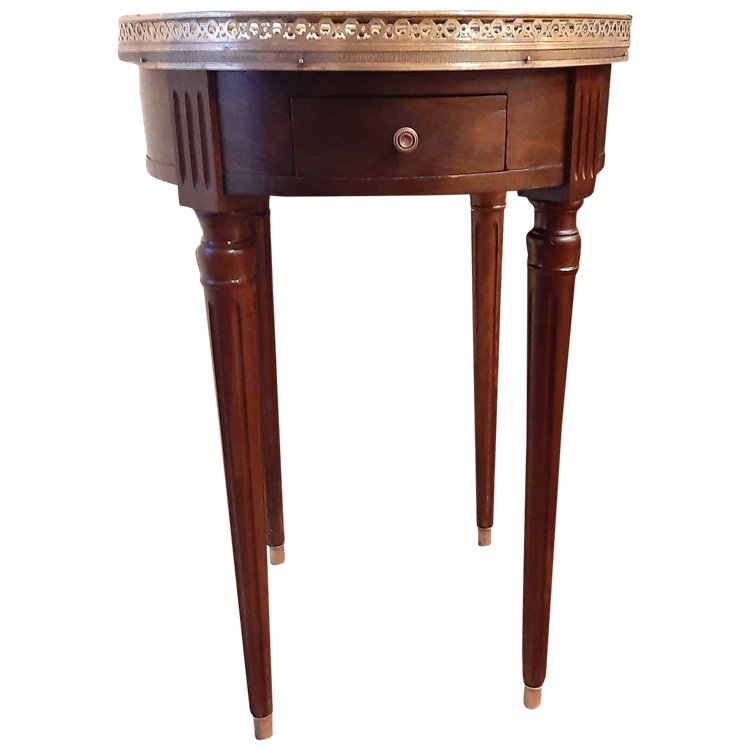 Table Bouillotte Style Louis XVI  en Acajou - XXème siècle
