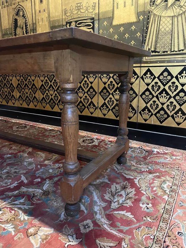 Table de ferme style Louis XIII en chêne
