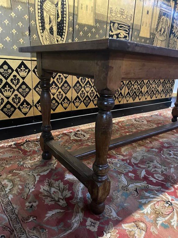 Table de ferme style Louis XIII en chêne