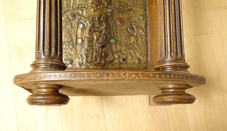 Tabernacle Cuivre Repoussé Saint Germain Orthodoxe Byzantin Croisade XIXème