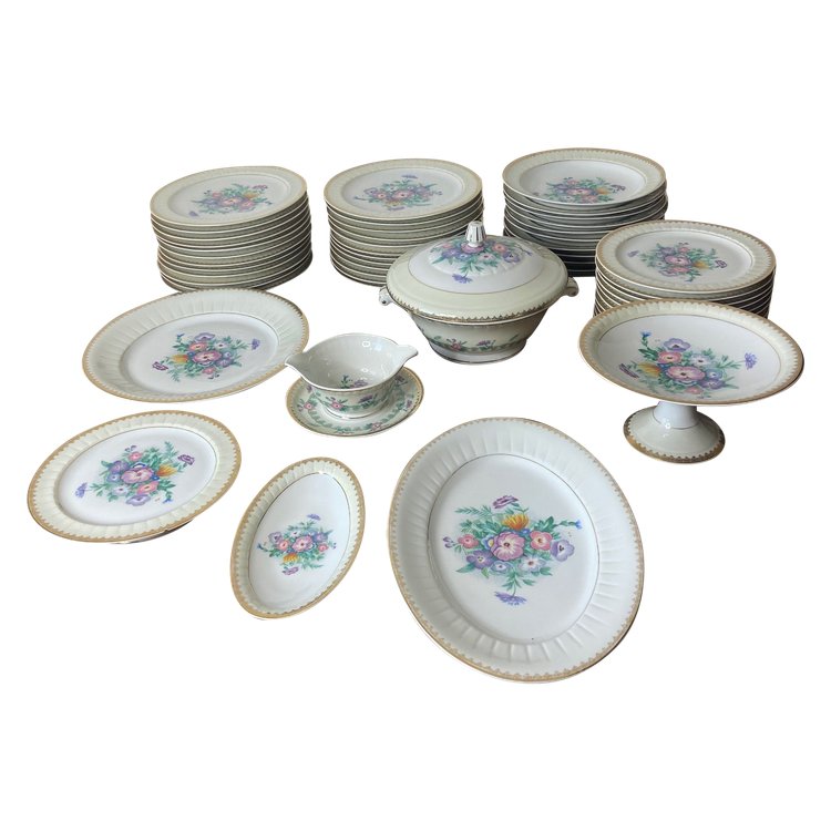 SERVICE EN PORCELAINE CH FIELD HAVILAND