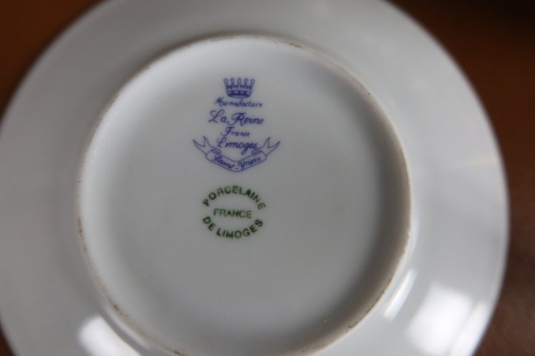 Tasses à café en porcelaine de Limoges