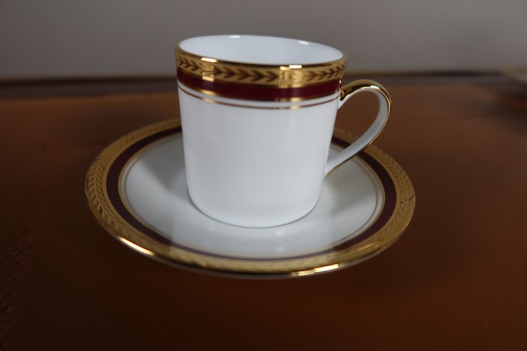 Tasses à café en porcelaine de Limoges