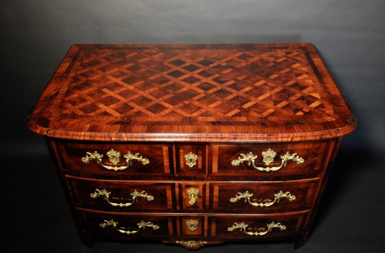 Kommode aus der Regency-Zeit aus violettem Holz 