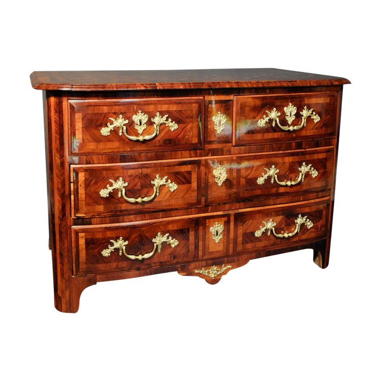 Kommode aus der Regency-Zeit aus violettem Holz 
