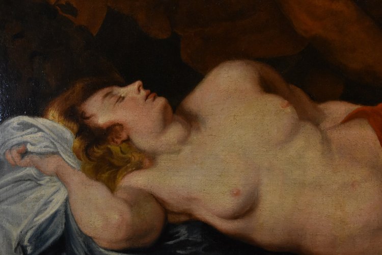 Giove e Antiope, Anthoon van Dyck (Anversa 1599 - Londra 1641) seguace