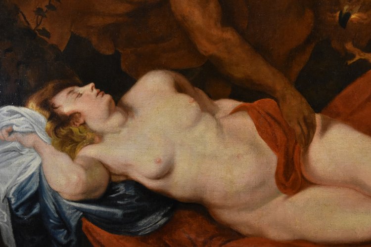 Giove e Antiope, Anthoon van Dyck (Anversa 1599 - Londra 1641) seguace