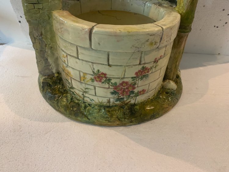 MASSIER DELPHIN Pozzo in ceramica di Vallauris XX secolo