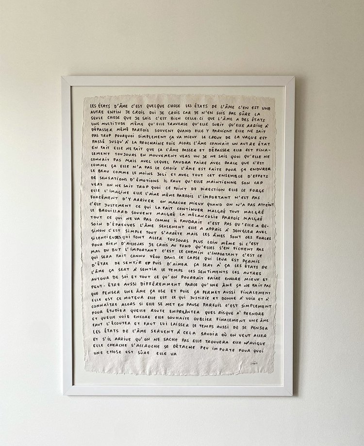 @COLINEISCOOL - Pensée immédiate - Encre sur papier - 2024