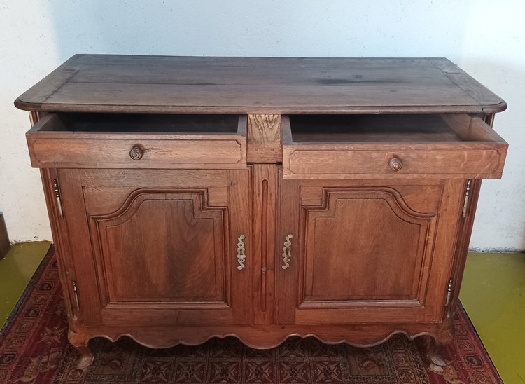 Credenza Luigi XV in rovere