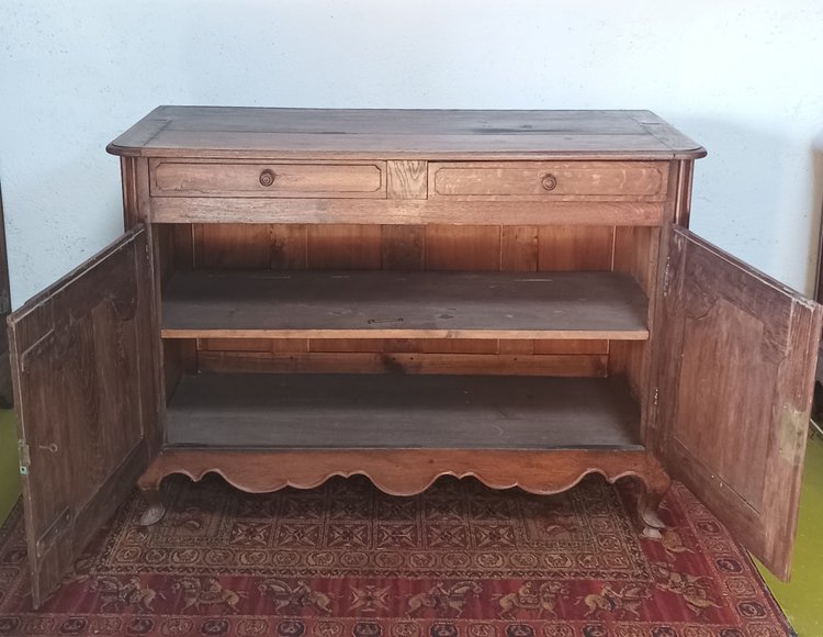 Credenza Luigi XV in rovere