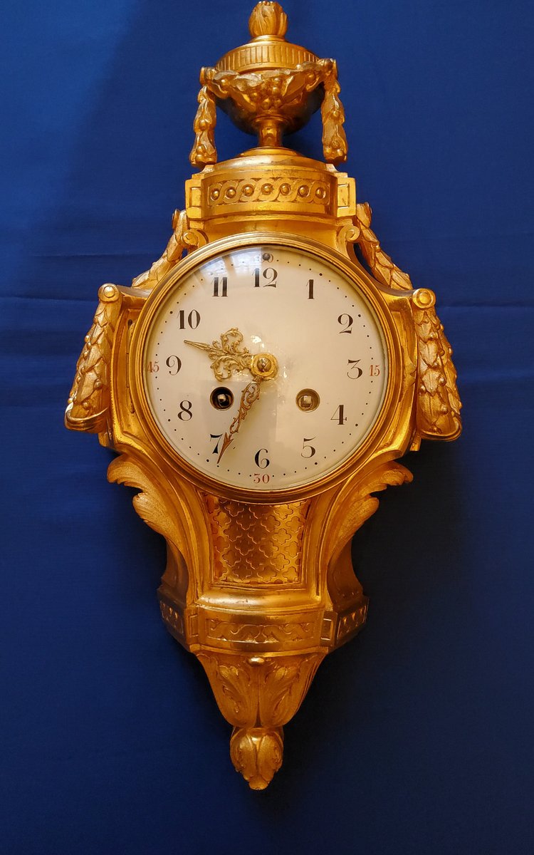 Wall light called alcove in gilded bronze in the Transition style Louis XV Louis XVI 19th century