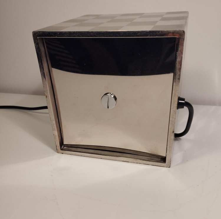 Cube lamp - checkerboard - attributed to Françoise Sée - Space Age Design - Period 60 / 70 - sixties / seventies