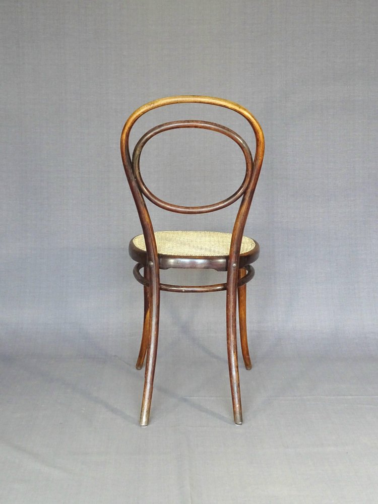 Sedia Thonet N°10, 1870 circa, decoro in palissandro